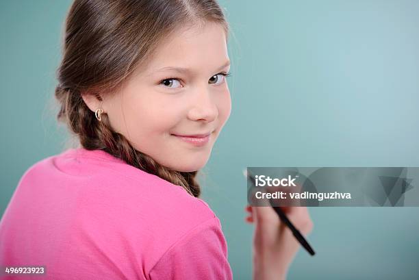 School Children Stock Photo - Download Image Now - Back to School, Book, Brown Hair