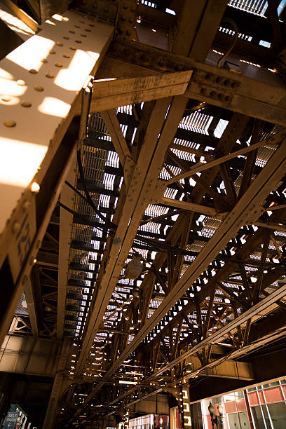 istock Looking up at the subway line 496924125