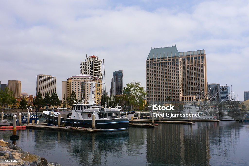 San Diego Downtown Pier - Lizenzfrei Anlegestelle Stock-Foto