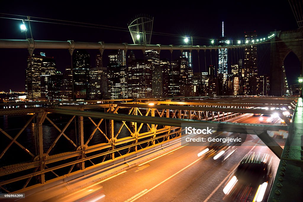 ブルックリン橋  - つり橋のロイヤリティフリーストックフォト