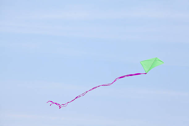 istock Green kite in the sky 496944461