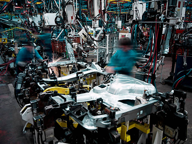 istock Welding in car factory 496944551