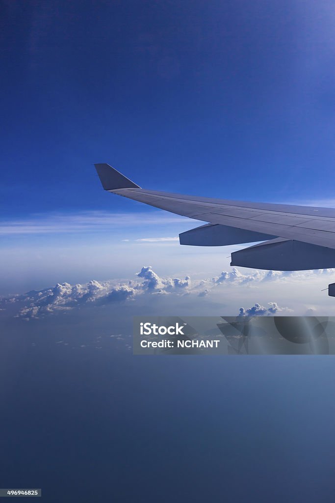 Blue skies over a volcanic eruption Blue skies over a volcanic eruption in Indonesia. Paluweh is also known as Rokatenda. Aerial View Stock Photo