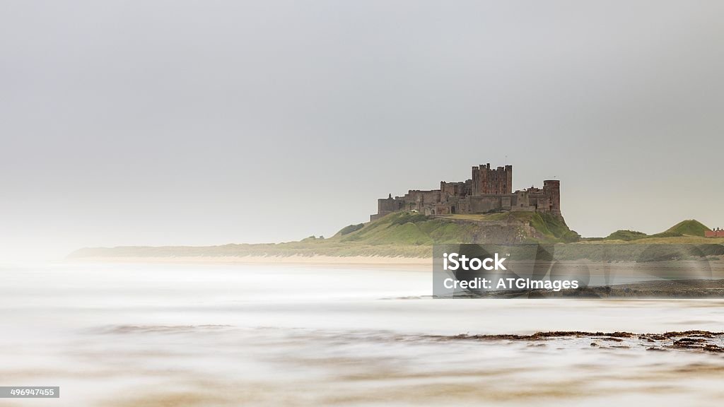 Bamburgh Castle The castle is situated in Northumberland on the north east coastline of England. Bamburgh Castle Stock Photo