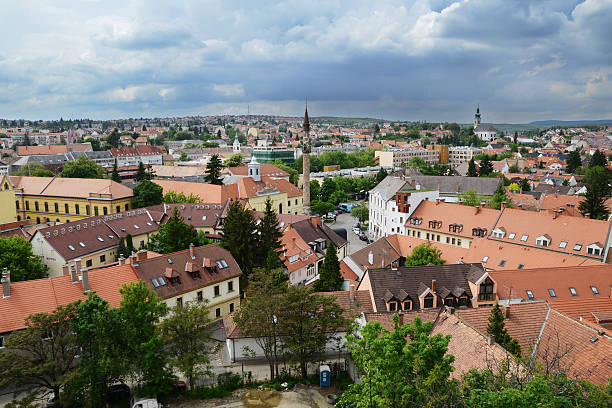 istock Eger aerial view , Hungary 496947801