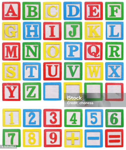 Alphabet Blocks Stock Photo - Download Image Now - Toy Block, Block Shape, Child