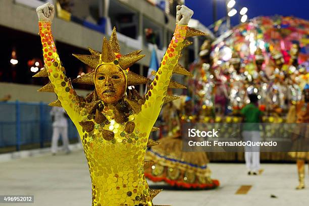 Mirim Samba School Presentation In Sambodrome In Rio De Janeiro Stock Photo - Download Image Now