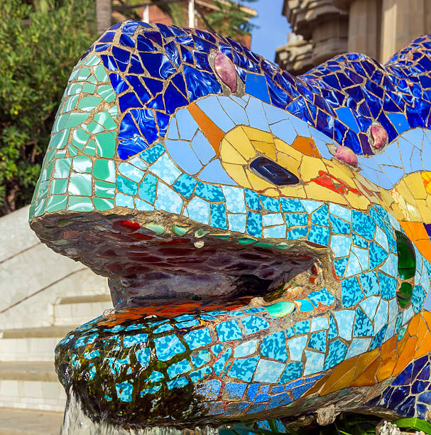 istock head dragon Barcelona Gaudi 496953818