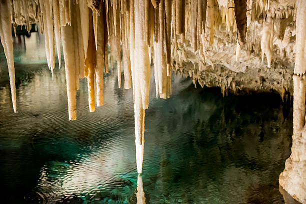 istock Crystallized Soda Straws of Crystal Caves Bermuda 496954622
