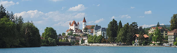 istock Looking towards Thun while walking along the Aare (Thun, Switzerland) 496955282