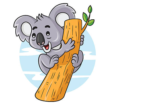 ilustraciones, imágenes clip art, dibujos animados e iconos de stock de santuario de historieta - stuffed animal toy koala australia