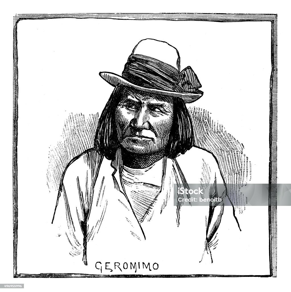 Geronimo Style Geronimo Stock Illustration - Download Image Now - Apache Ethnicity ...