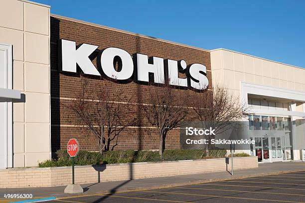 Exterior Of Kohls Department Store Stock Photo - Download Image Now - Kohls, Retail, 2015