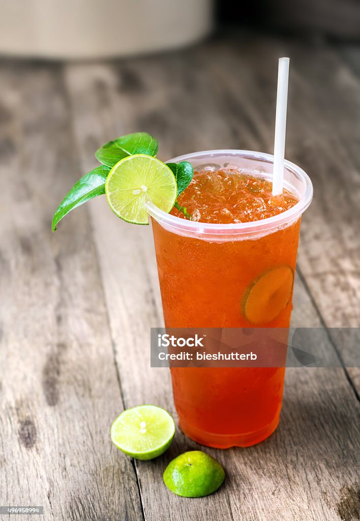 lemon ice tea 2015 Stock Photo