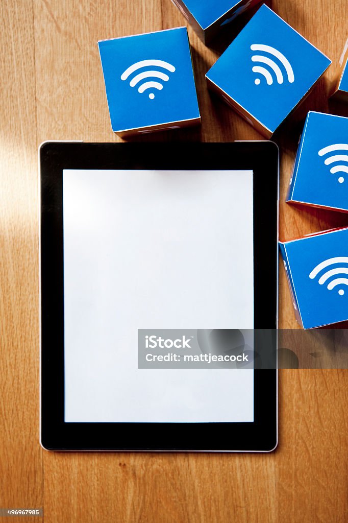 WLAN tablet PC - Lizenzfrei Ausrüstung und Geräte Stock-Foto