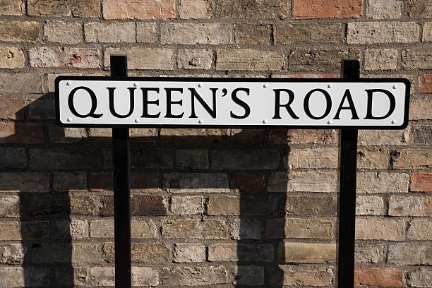 istock Queens Road Street Sign 496968883