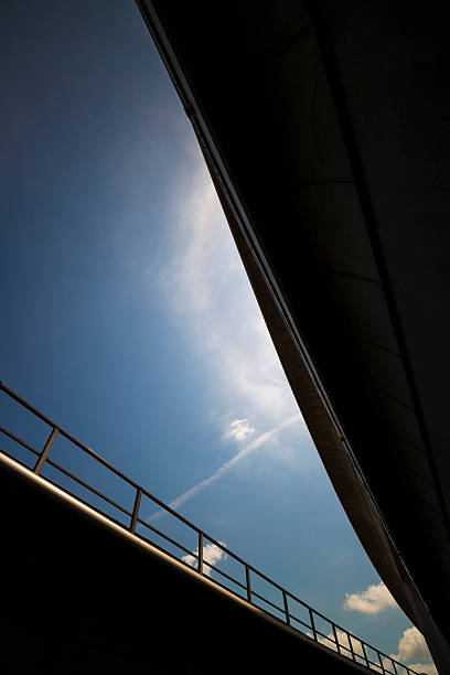 istock Silhouette of the Singapore MRT train tracks 496970143