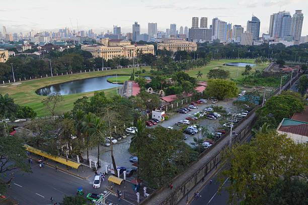 istock The Manila skyline in the Intramuros historical District. 496972155