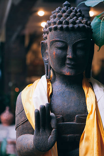 istock Close up, statue of buddha 496972733