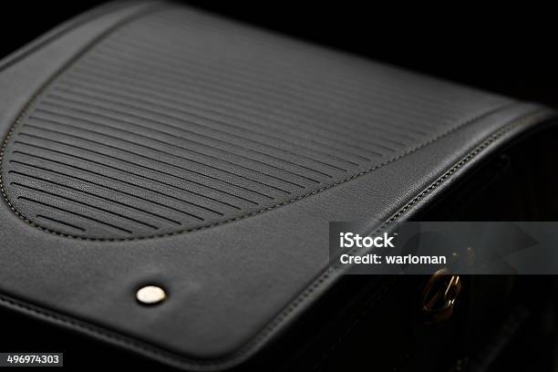 School Bag Stock Photo - Download Image Now - Black And White, Leather, Black Color