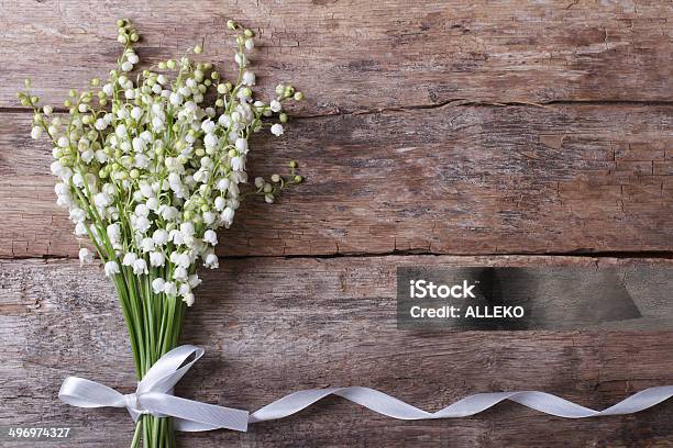 Beautiful Floral Frame With Lilies Of The Valley Stock Photo - Download Image Now - Lily-of-the-valley, Bunch of Flowers, Backgrounds