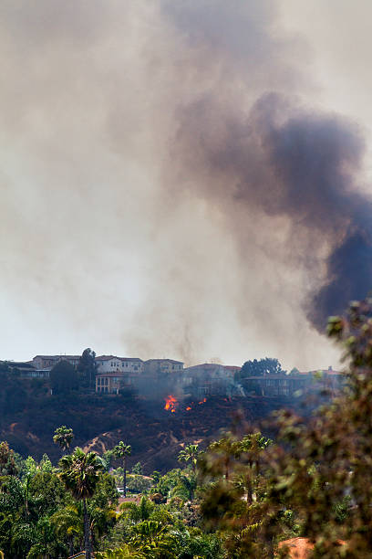 istock Homes In Fire Danger California 496974709