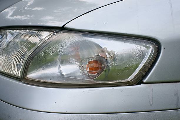 istock Car crash, the vehicle with a defective blinker 496974967