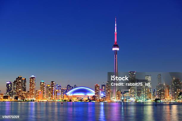 Toronto Skyline Stock Photo - Download Image Now - Toronto, Urban Skyline, CN Tower