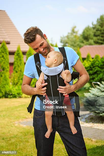 Father And Baby Stock Photo - Download Image Now - 6-11 Months, Adult, Affectionate
