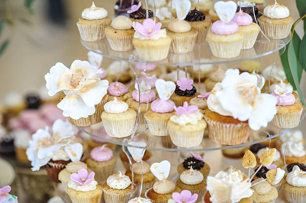 istock Elegant and luxurious event arrangement with muffins 496978114