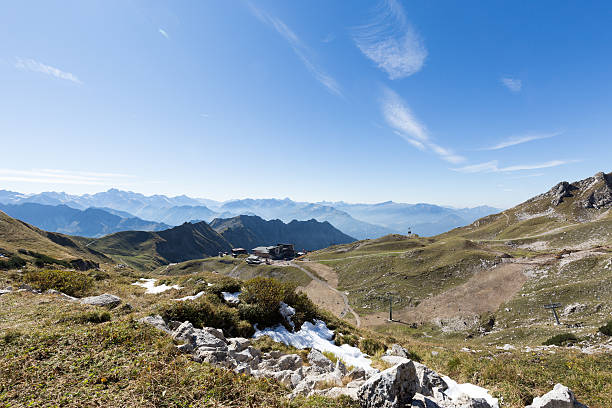 Alps panorama from Nebelhorn mountain / Bavaria