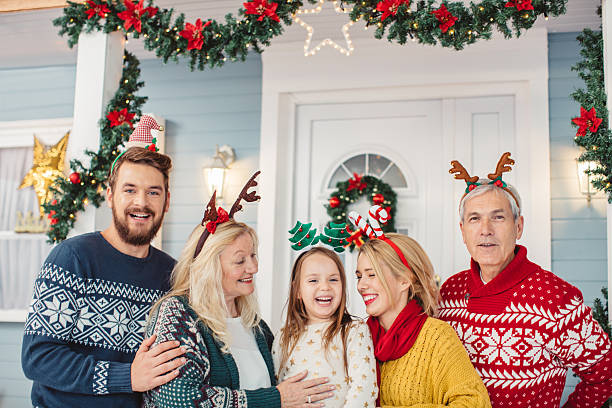istock Christmas morning with family. 496982510