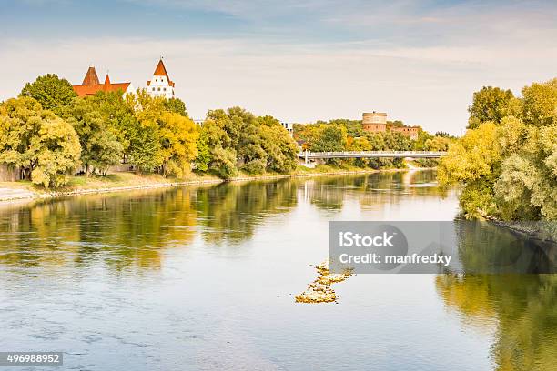 Danube River In Ingolstadt Stock Photo - Download Image Now - Ingolstadt, Castle, Danube River