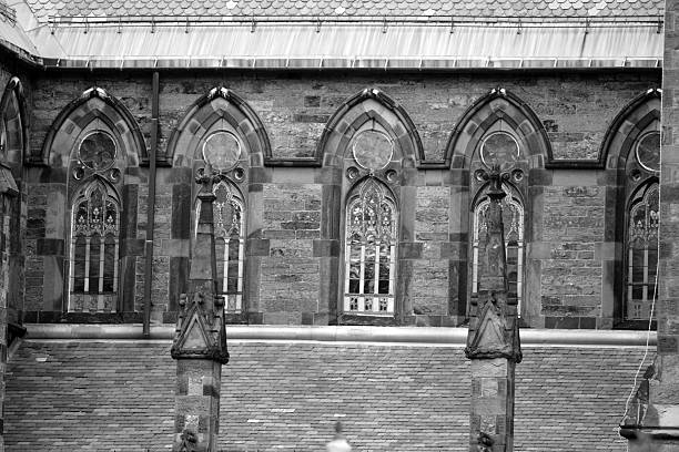 praça copley, boston - boston new england water church imagens e fotografias de stock