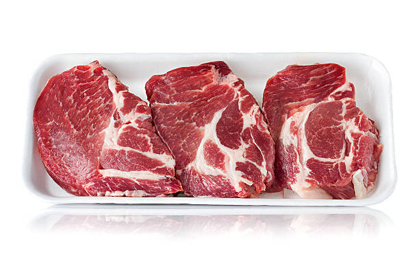 istock Pieces of crude meat 496989839