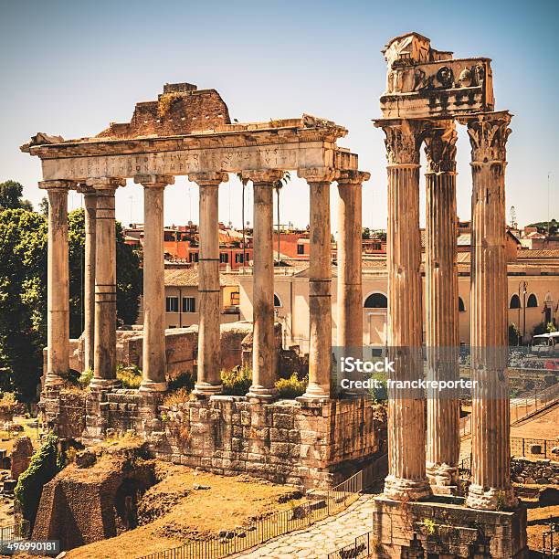 Rome Ruin Stock Photo - Download Image Now - Roman Forum - Rome, Ancient, Ancient Rome