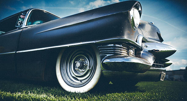 The caddie All american style machinery cruising hot rods stock pictures, royalty-free photos & images