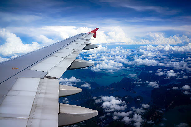 istock Phuket  from the top of an airplane window 496993081