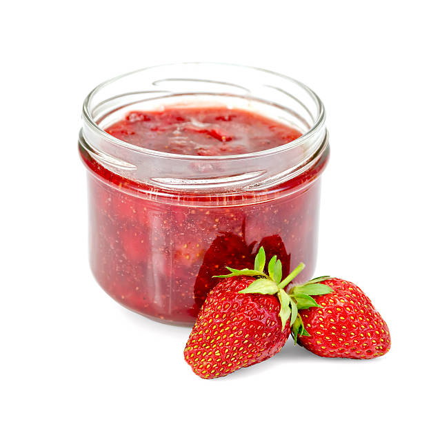 istock Jam of strawberry with berries 496993295