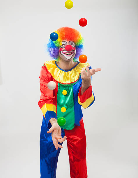 istock Clown juggling balls 496994683