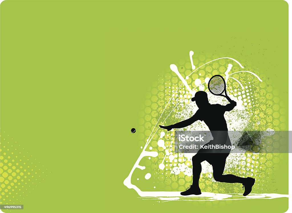 La estrella del tenis de fondo - arte vectorial de Tenis libre de derechos