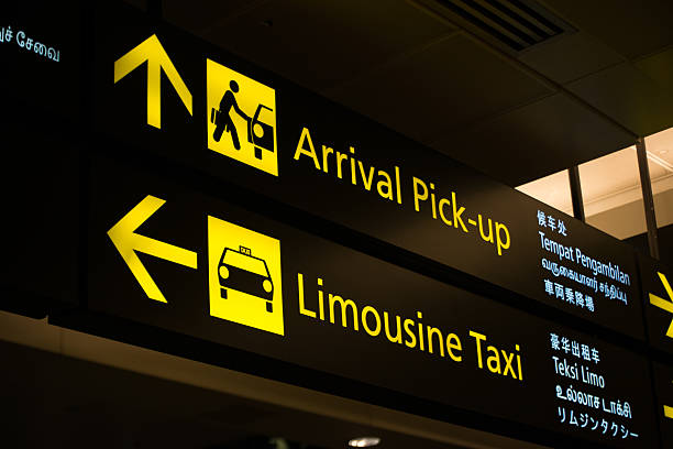 istock Directional Signs At Airport 496996161