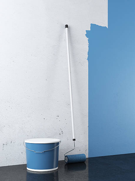 istock Painting of empty white wall 496996805