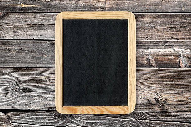istock Blackboard on old wooden wall 496998484