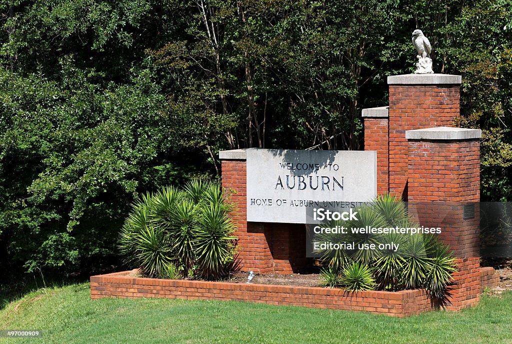 Benvenuti a Auburn - Foto stock royalty-free di Alabama