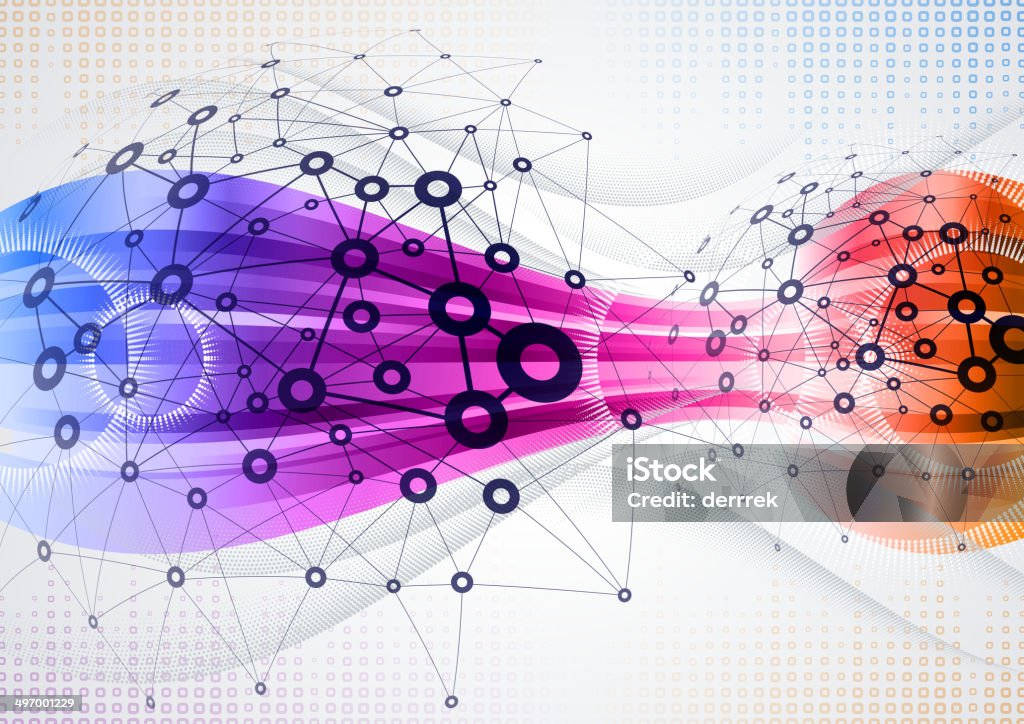 Comms Tech Computer Background Communications Technology Stock Illustration - Download Image Now ...