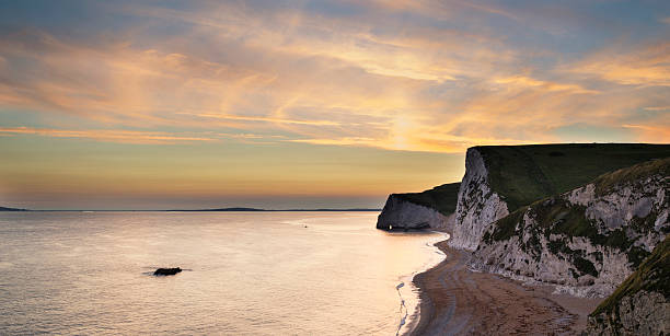 istock Beautiful sunset landscape image of Durdle Door 497001658