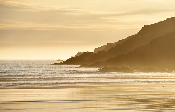 istock Aerial Perspective shown by cliffs at Freshwater West 497003252