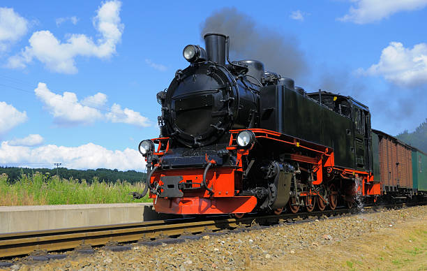istock steam train on island Rugen 497003503