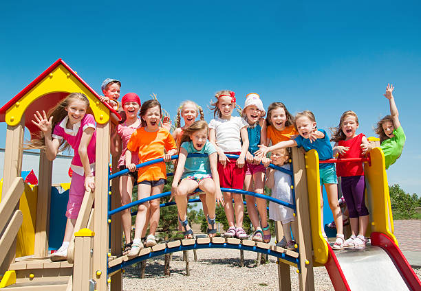 istock Funny children outdoors 497003775